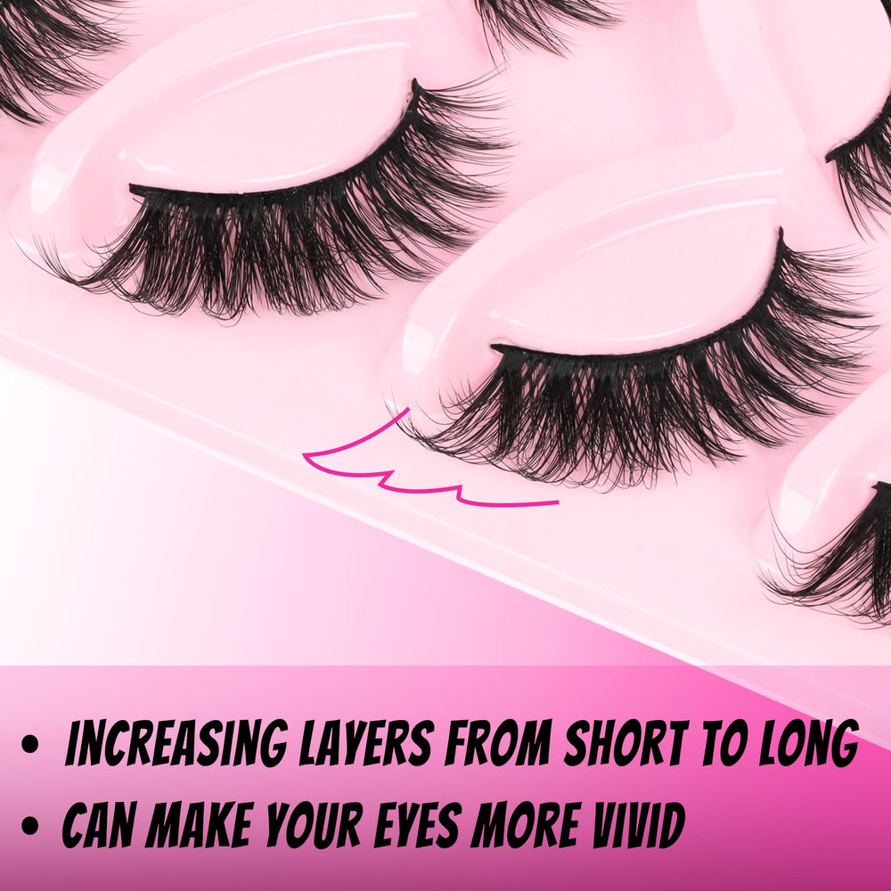 Veleasha KitTwinkle L curl fox eye lashes lift and open the gaze