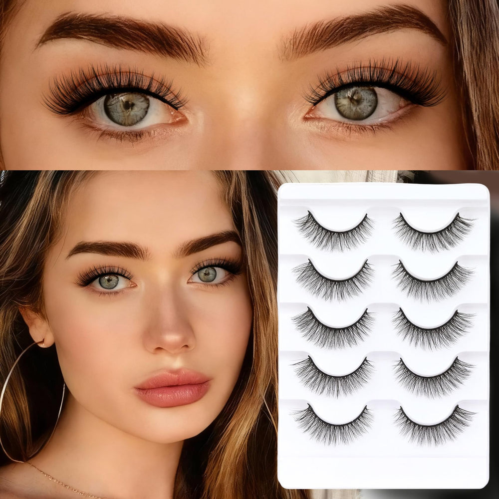 Veleasha Lashes 3D C curl adds dimensional fullness.