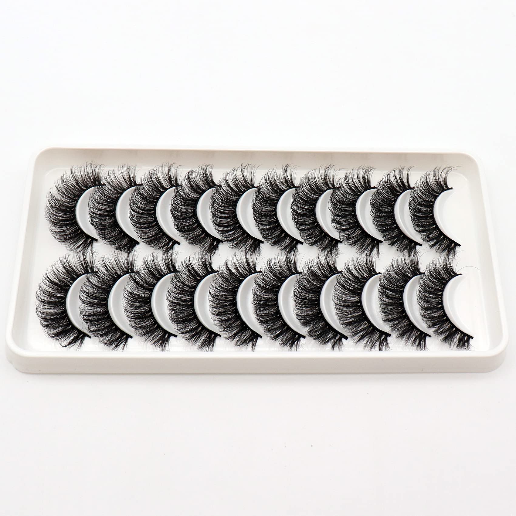 Veleasha Lashes 6D17 criss-cross design adds depth
