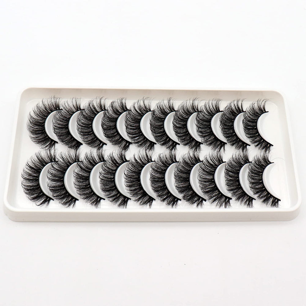 Veleasha Lashes 6D17 criss-cross design adds depth