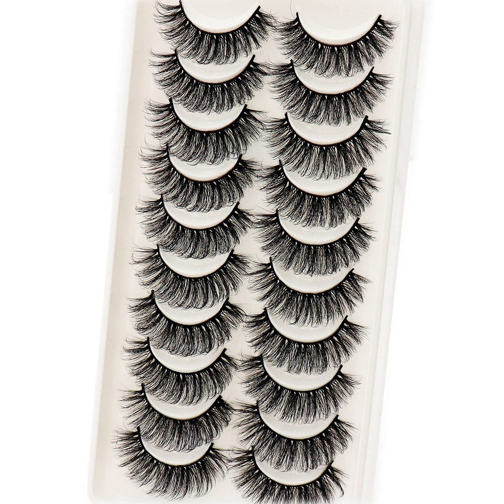 Veleasha Lashes criss-cross faux mink for depth at outer corners