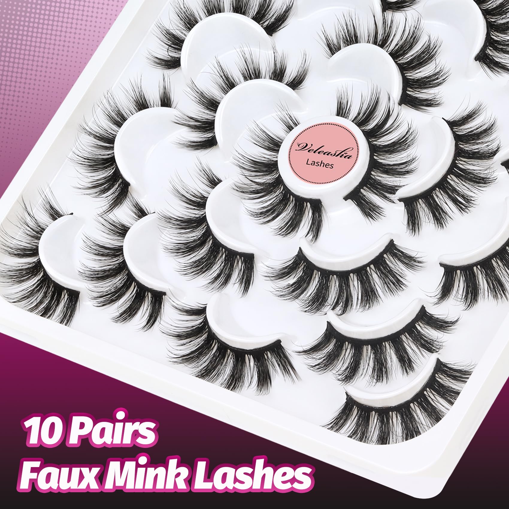 Veleasha Lashes easy application with tweezers for beginners.
