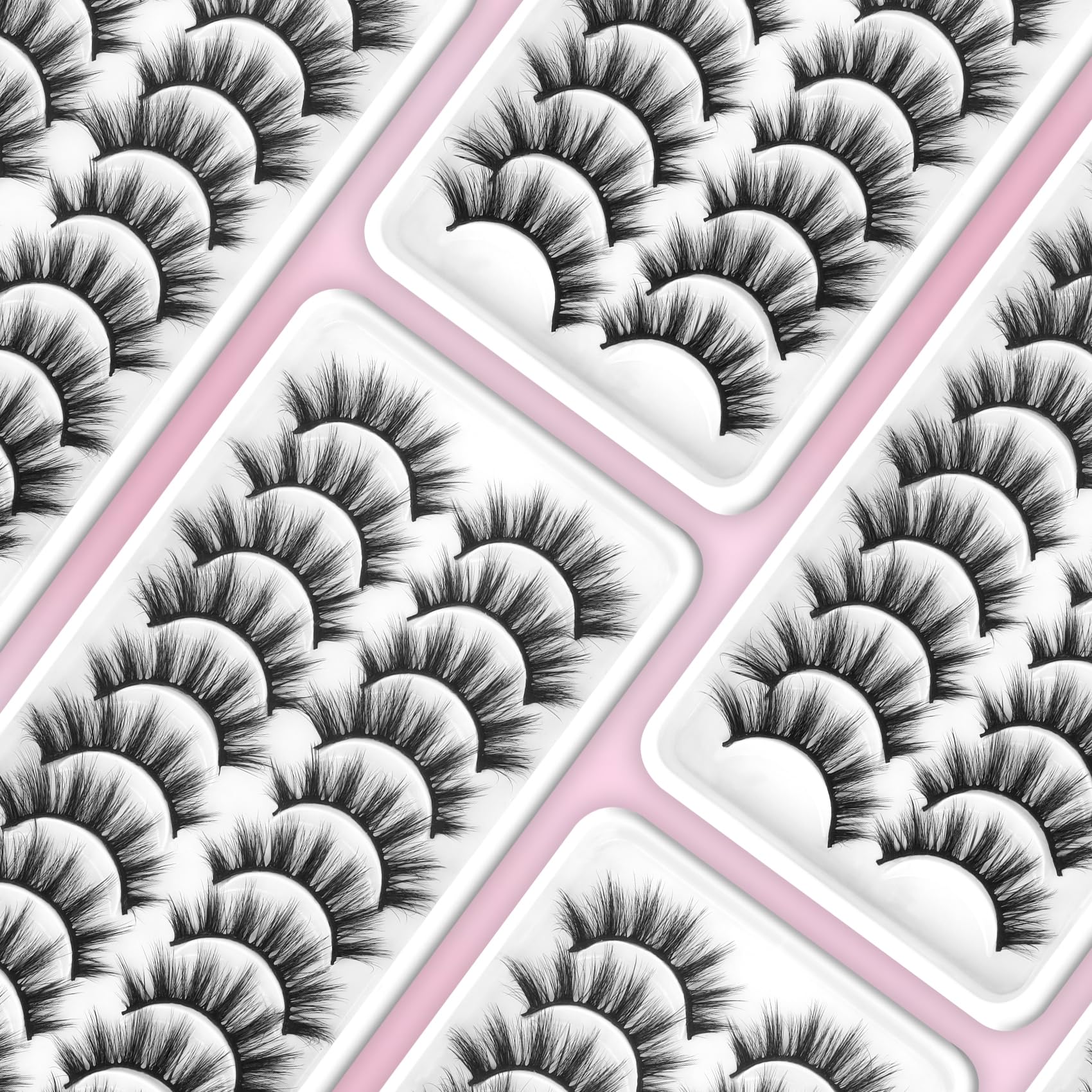 Veleasha Lashes elegant criss-cross detail boosts fullness