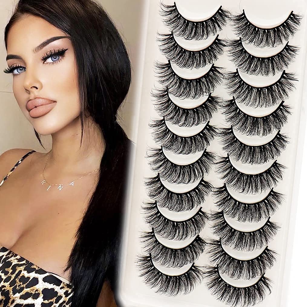 Veleasha Lashes fluffy wispy bundle for natural volume and lift