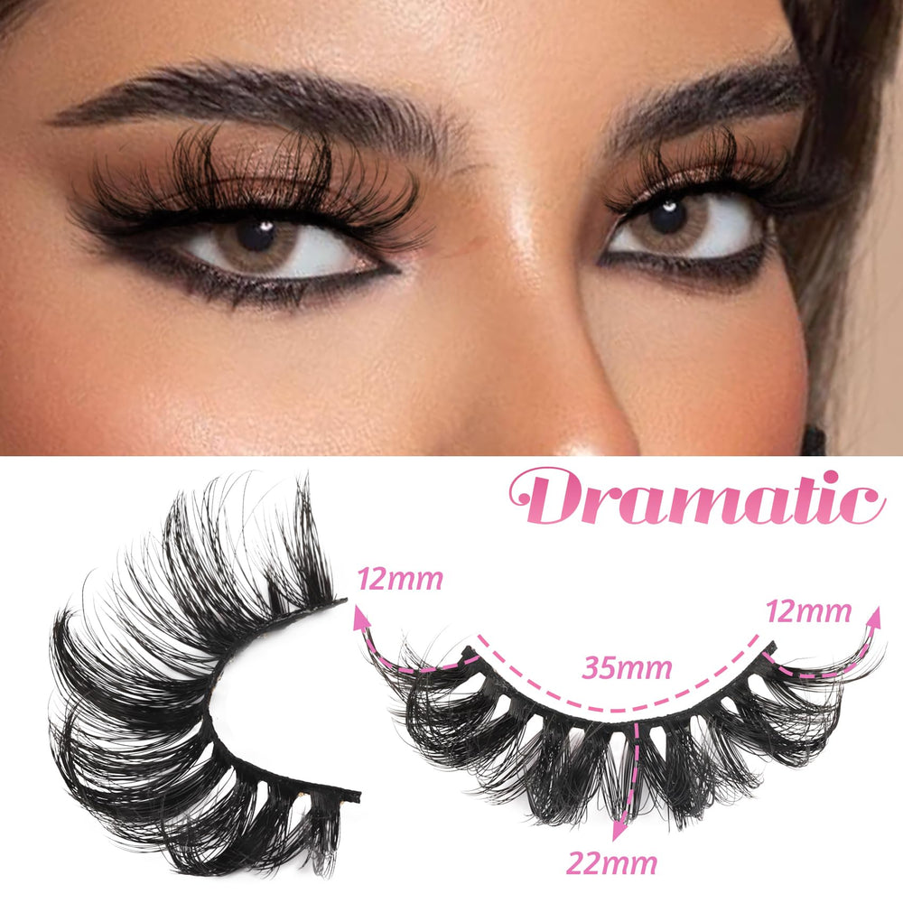 Veleasha Lashes 6D multi-layer texture detail for fuller lashes