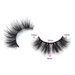 Veleasha Lashes pack image showing 10-pair set for versatile daily looks.