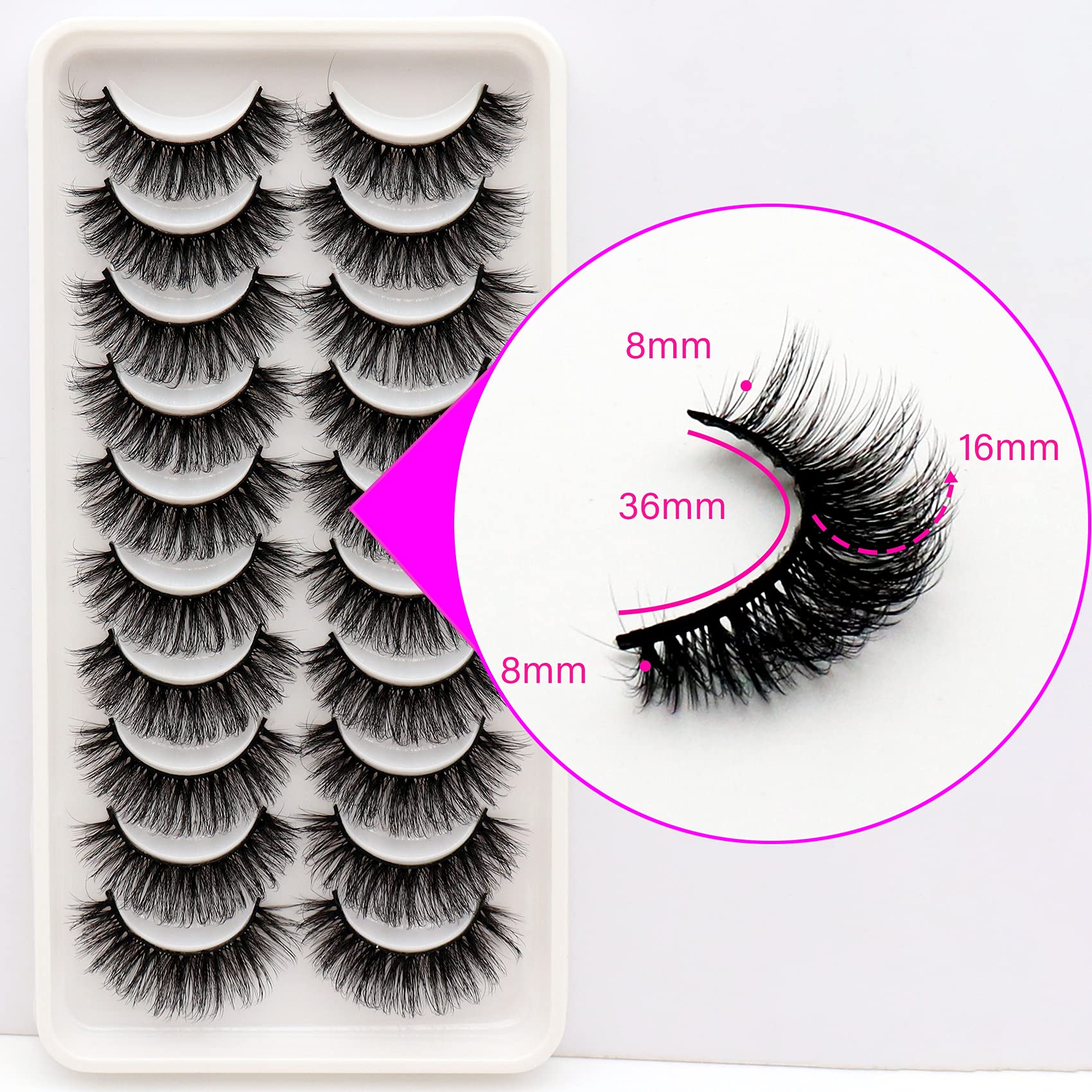 Veleasha Lashes lightweight fibers for feather-light feel all day