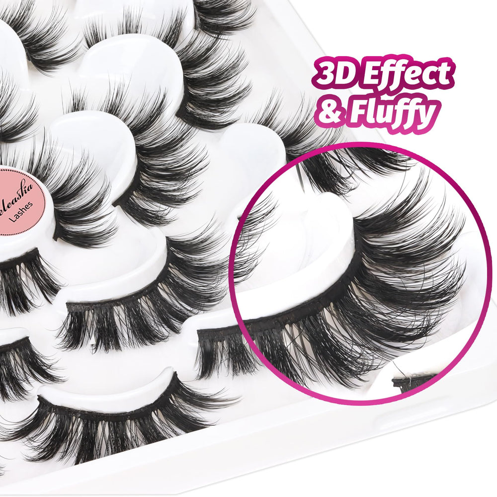Veleasha Lashes soft, high-comfort fibers for long-wear comfort.