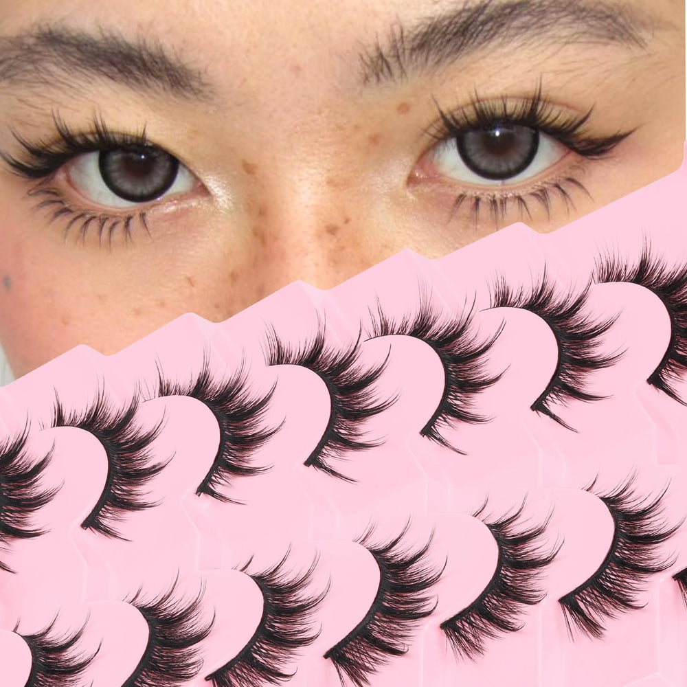 Veleasha Lashes Manga Cat Eye Lashes for a bold cat-eye effect.