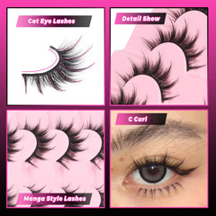 Veleasha Lashes Spiky Eyelashes add brightness and definition.
