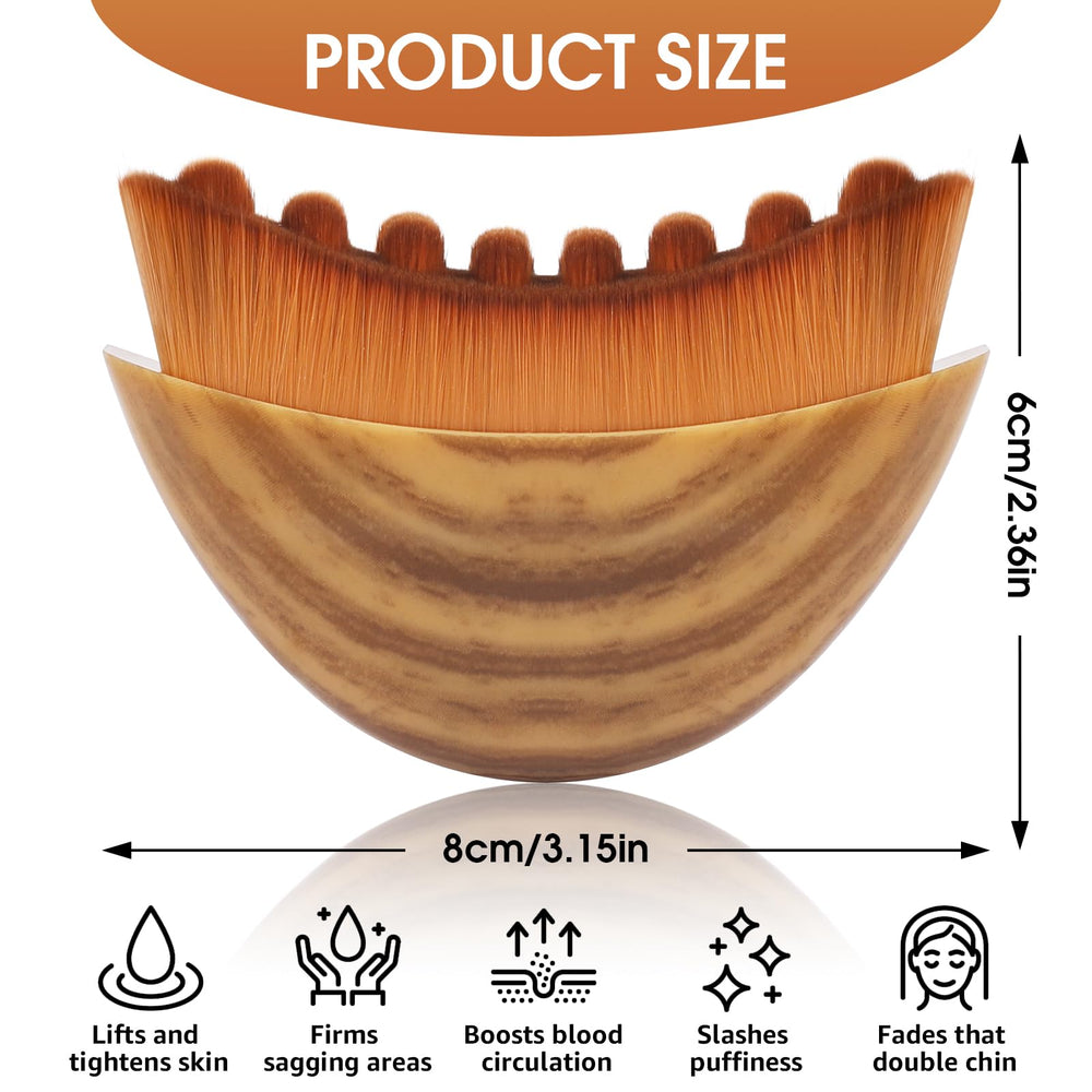 VELLASIO lymphatic contour brush packaging emphasizes simple daily self-care