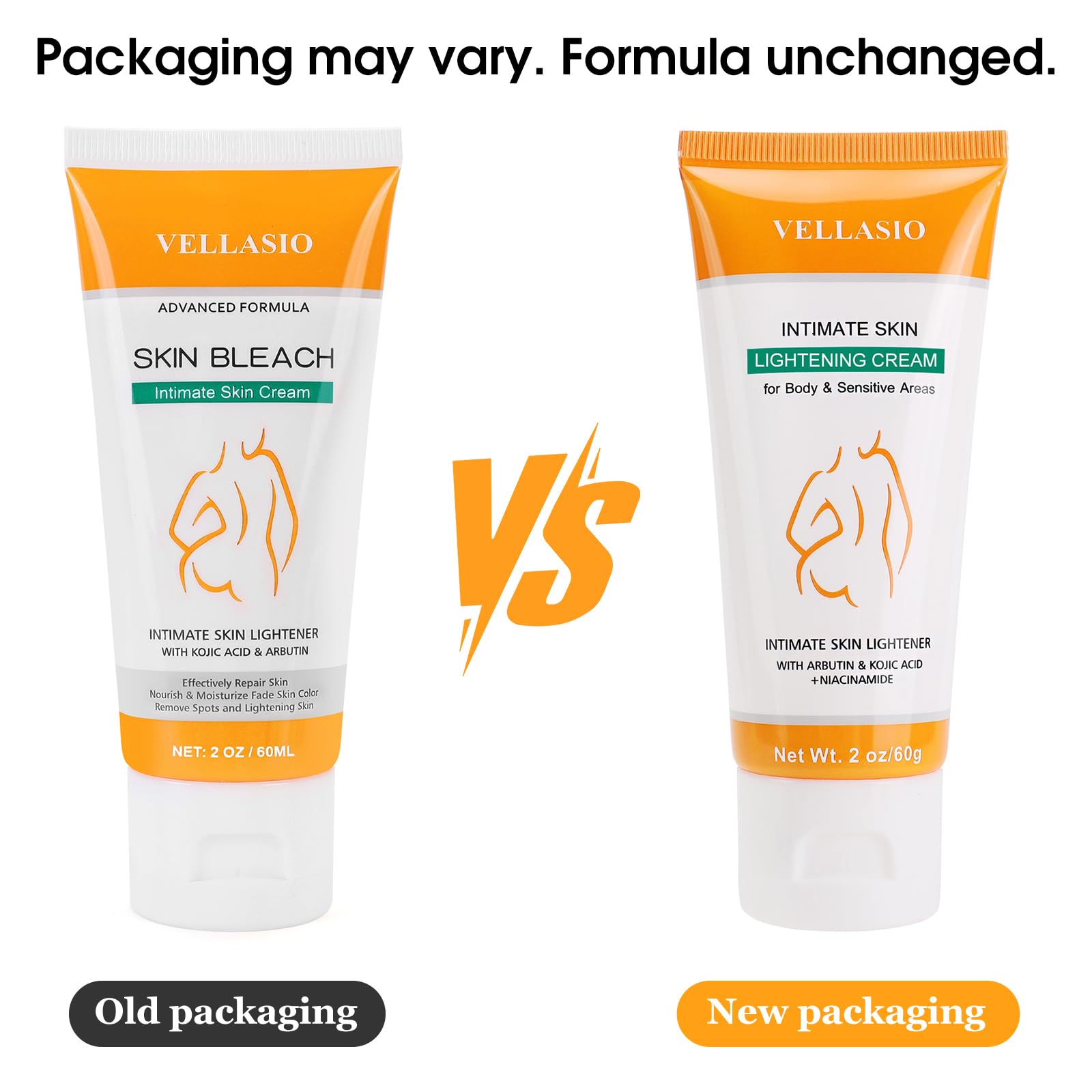 VELLASIO packaging box shown for easy skincare routine