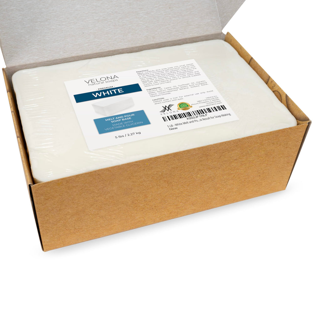 Velona gift-ready base for handmade soap gifts and crafts.