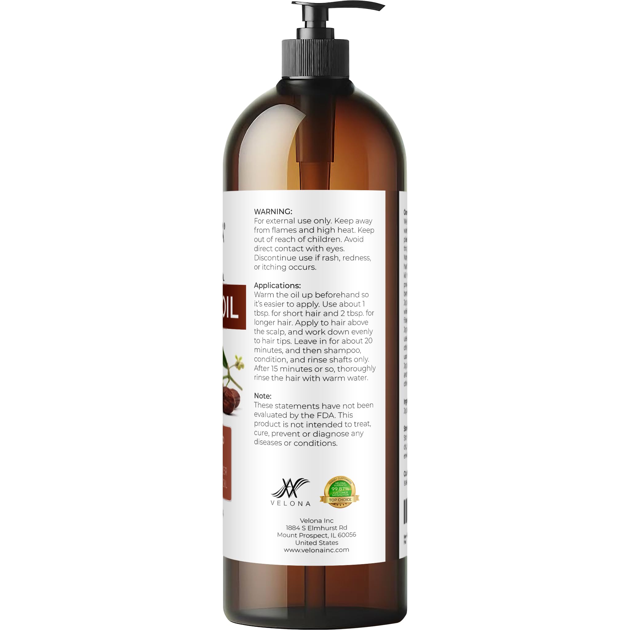 Velona Jojoba Oil makeup remover application demonstrates gentle cleansing.