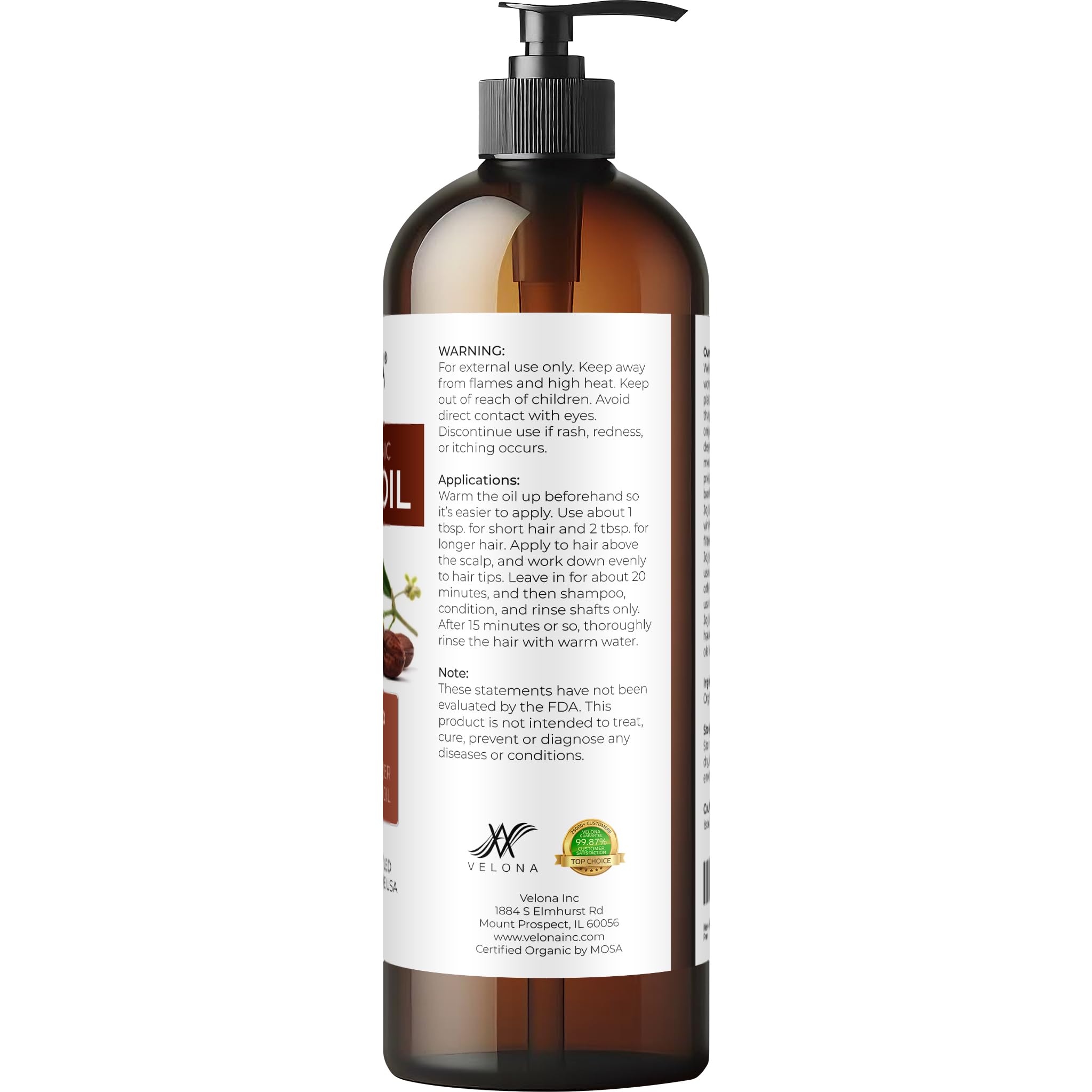 Velona Jojoba Oil as makeup remover, fragrance-free and gentle