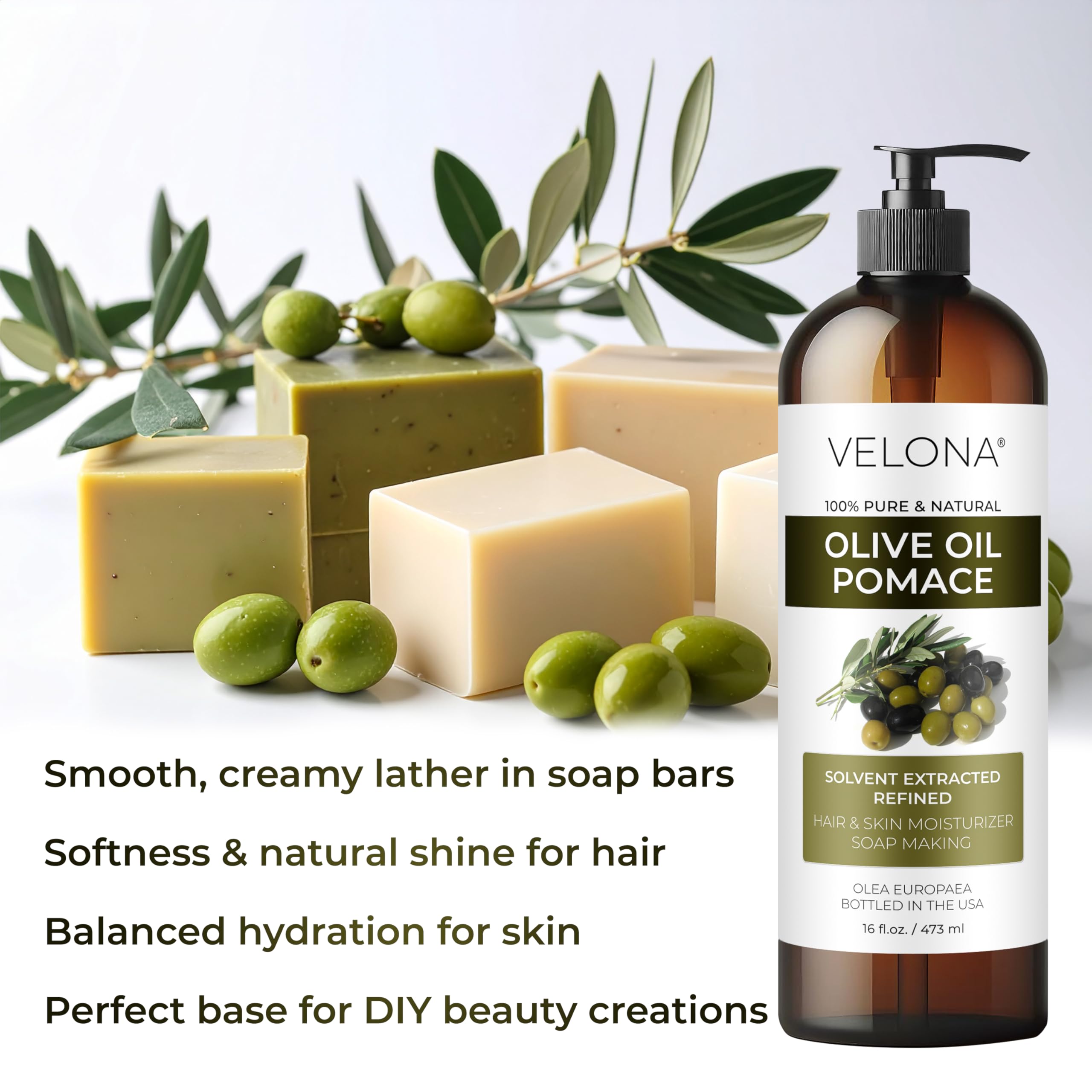 Velona Olive Pomace Oil skin hydration on moisturized skin