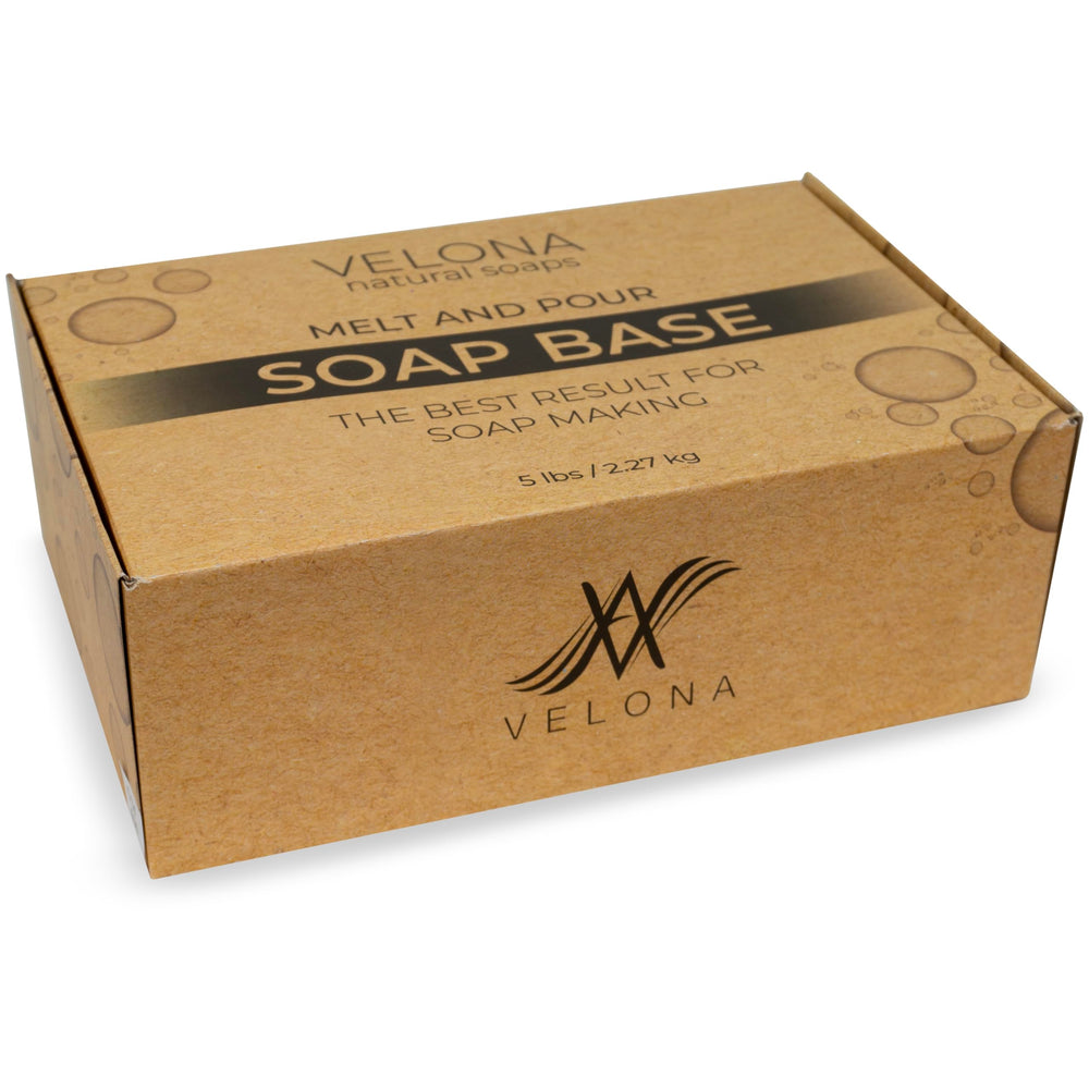 Velona packaged 5lb base ready to start batch production.