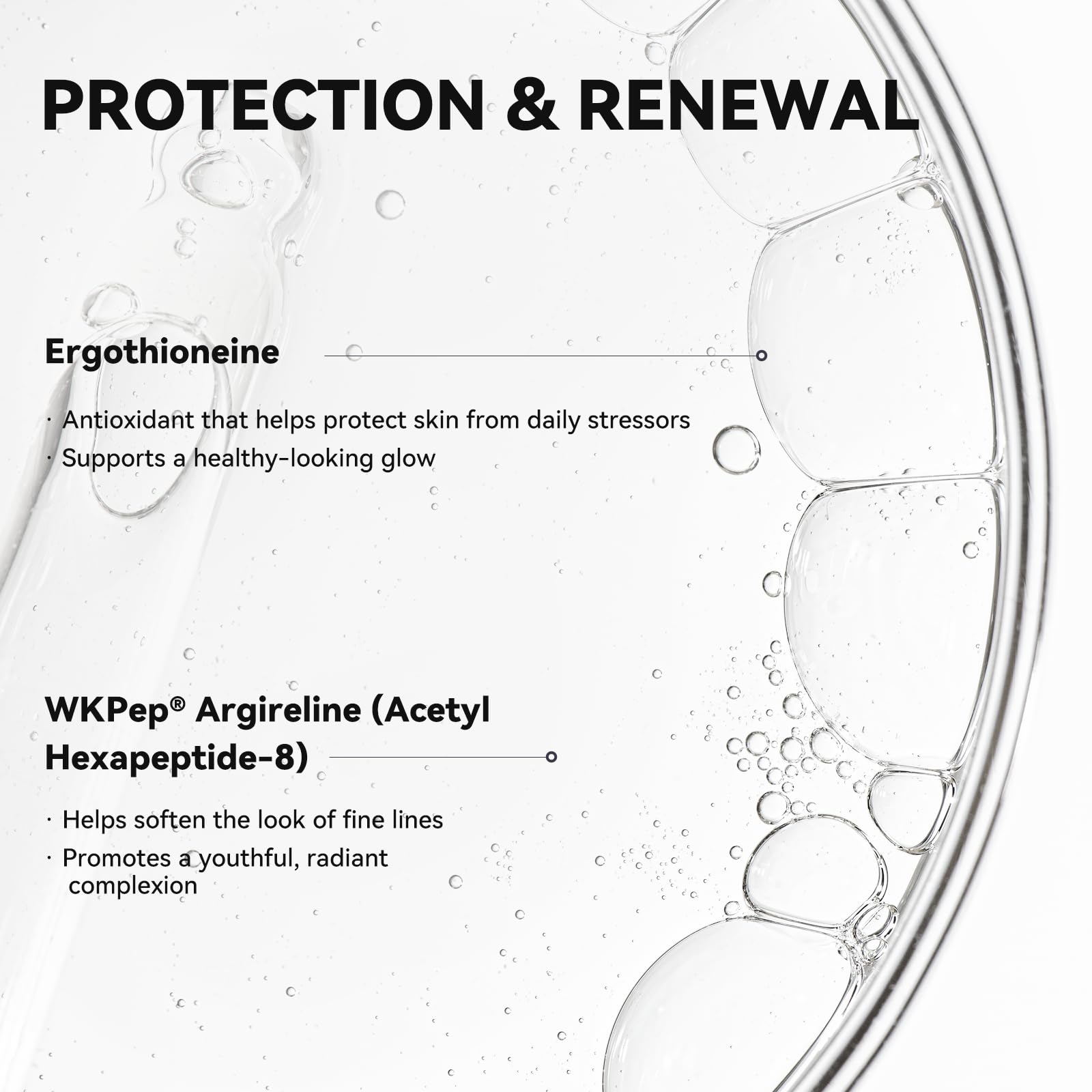 VELORA two ampoules included for a convenient, monthly facial essence supply