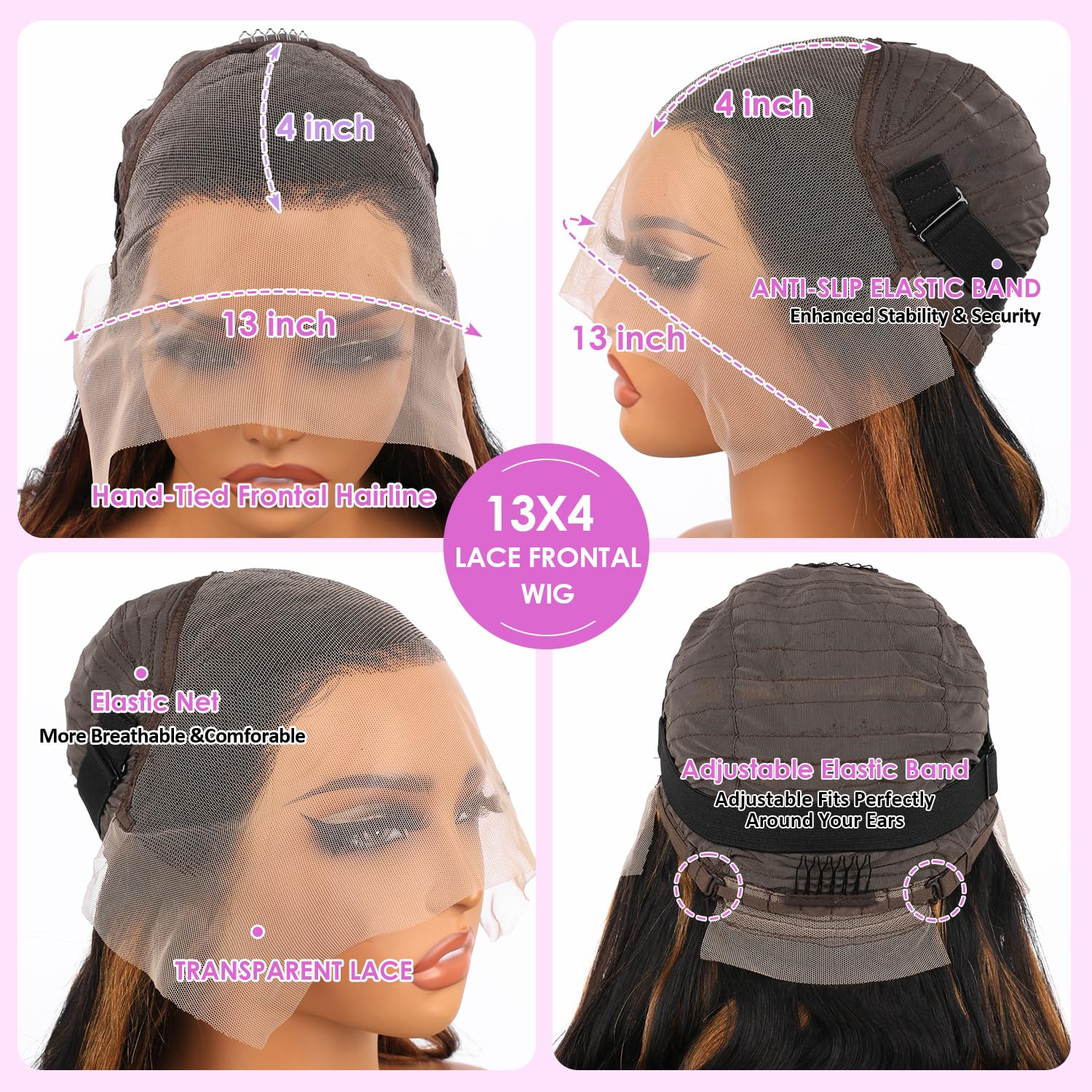 Vemalin Premium Human Hair Quality for natural look and feel.