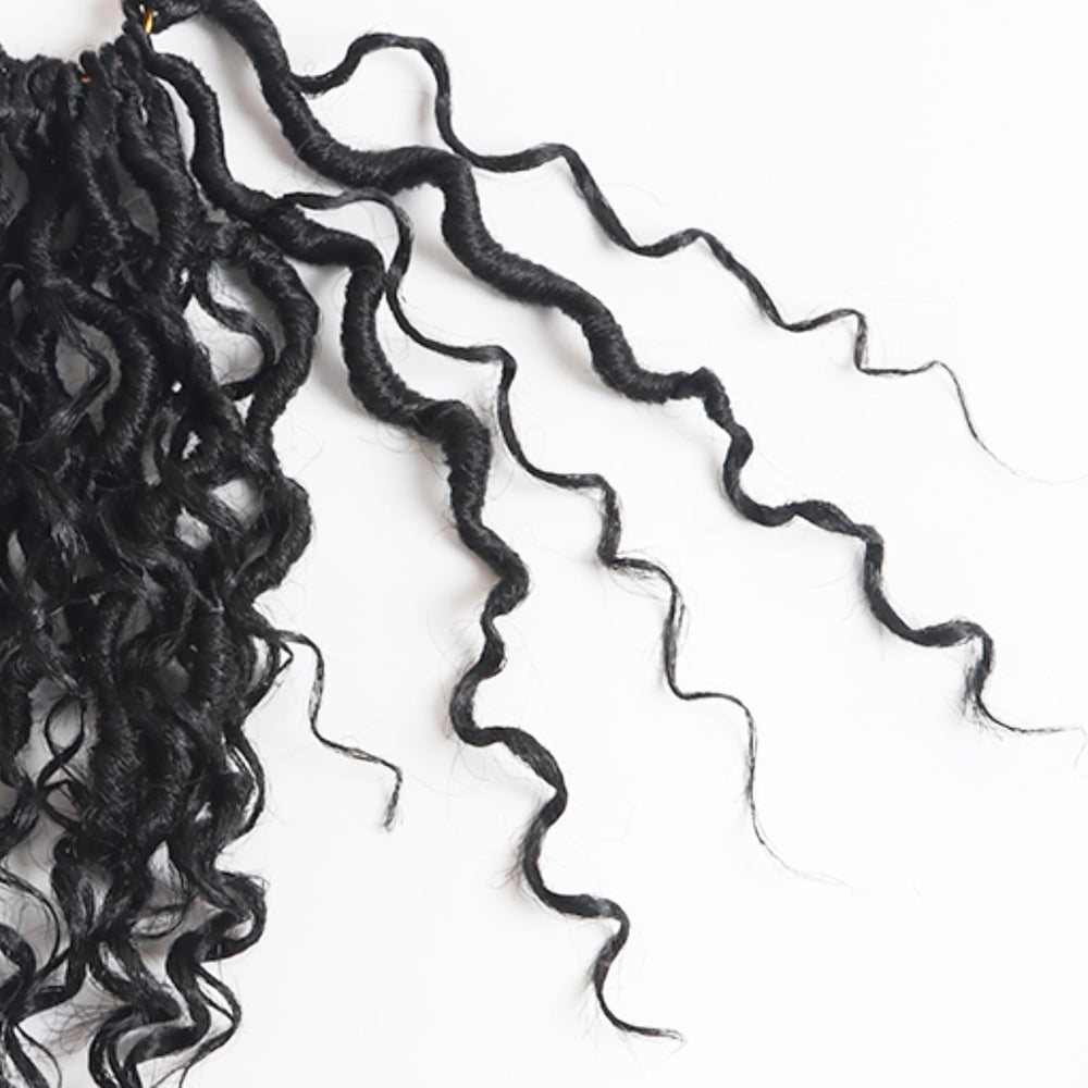 Vemet Goddess Locs 8 inch 12 strands per pack for versatile styling