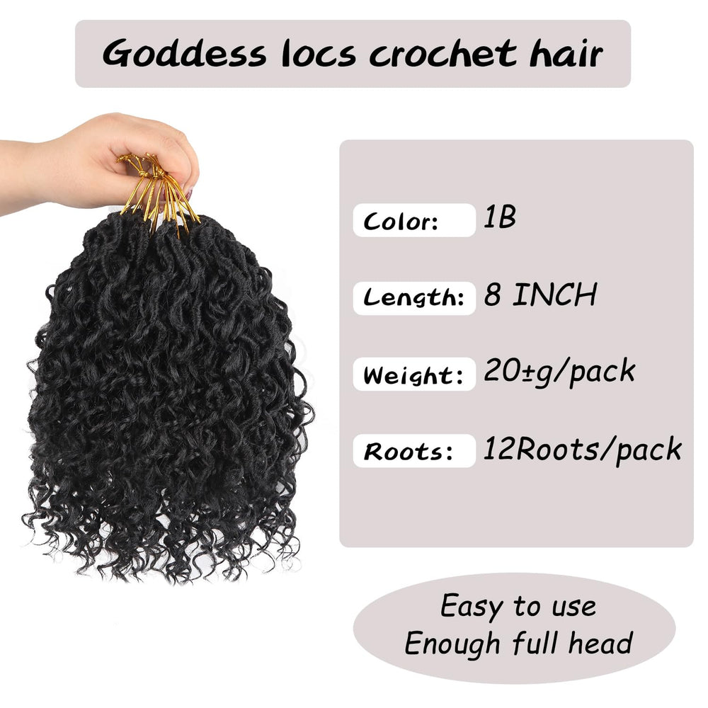 Vemet Goddess Locs 8 inch lightweight and breathable for comfort
