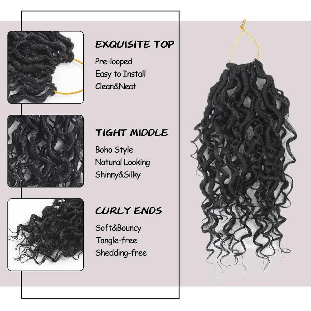 Vemet Goddess Locs 8 inch soft texture for natural movement