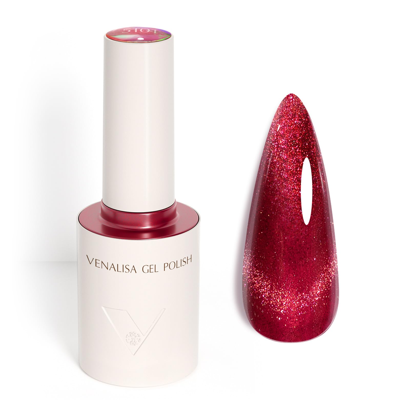 VENALISA 10ml red cat eye gel polish for at home manicures