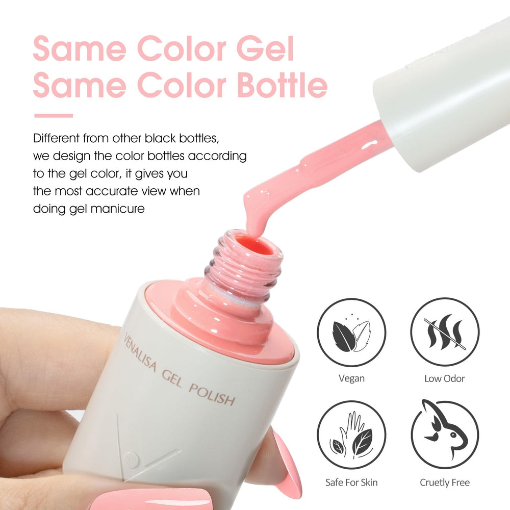 Close-up of VENALISA beginner-friendly brush for precise cuticle application.
