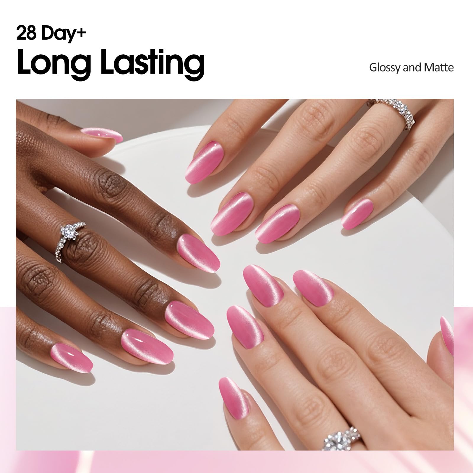 Venalisa Cat Eye Gel Nail Polish color-matching bottle aids quick shade recognition