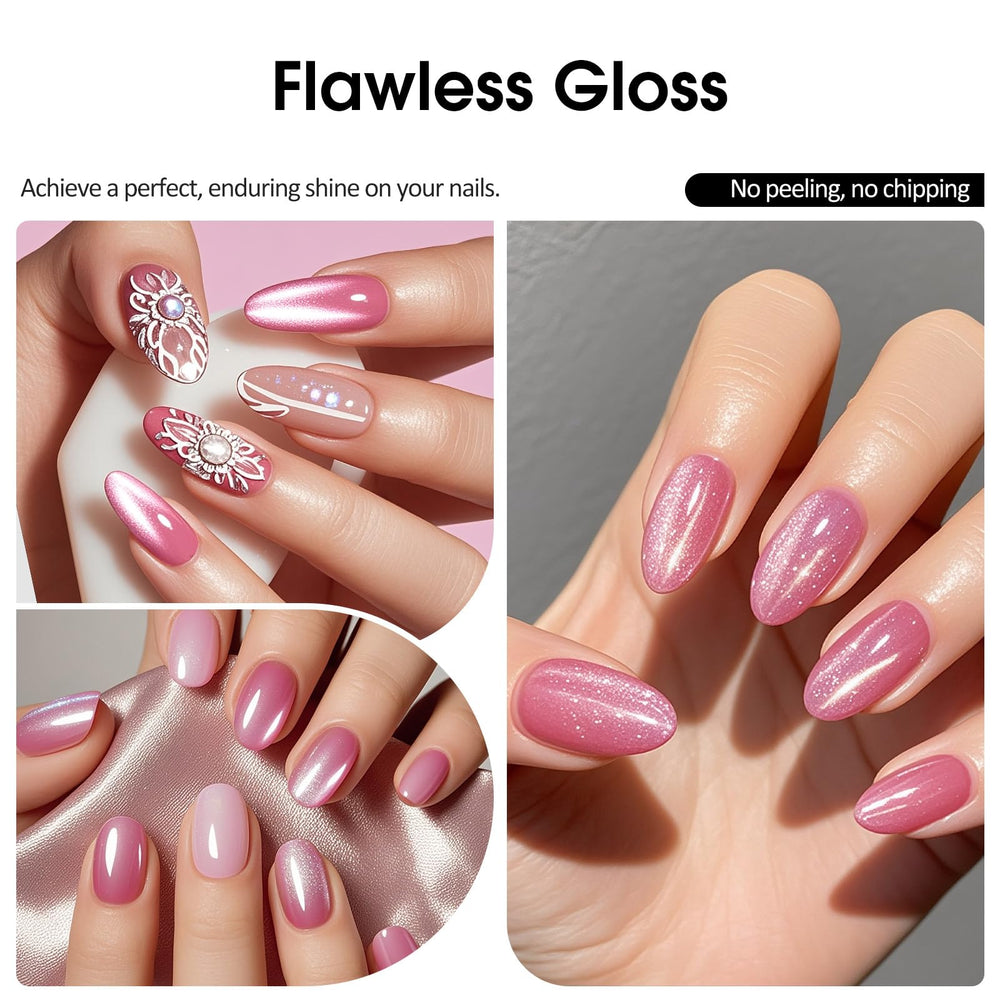 Venalisa Cat Eye Gel Nail Polish curing under UV lamp for salon-quality results