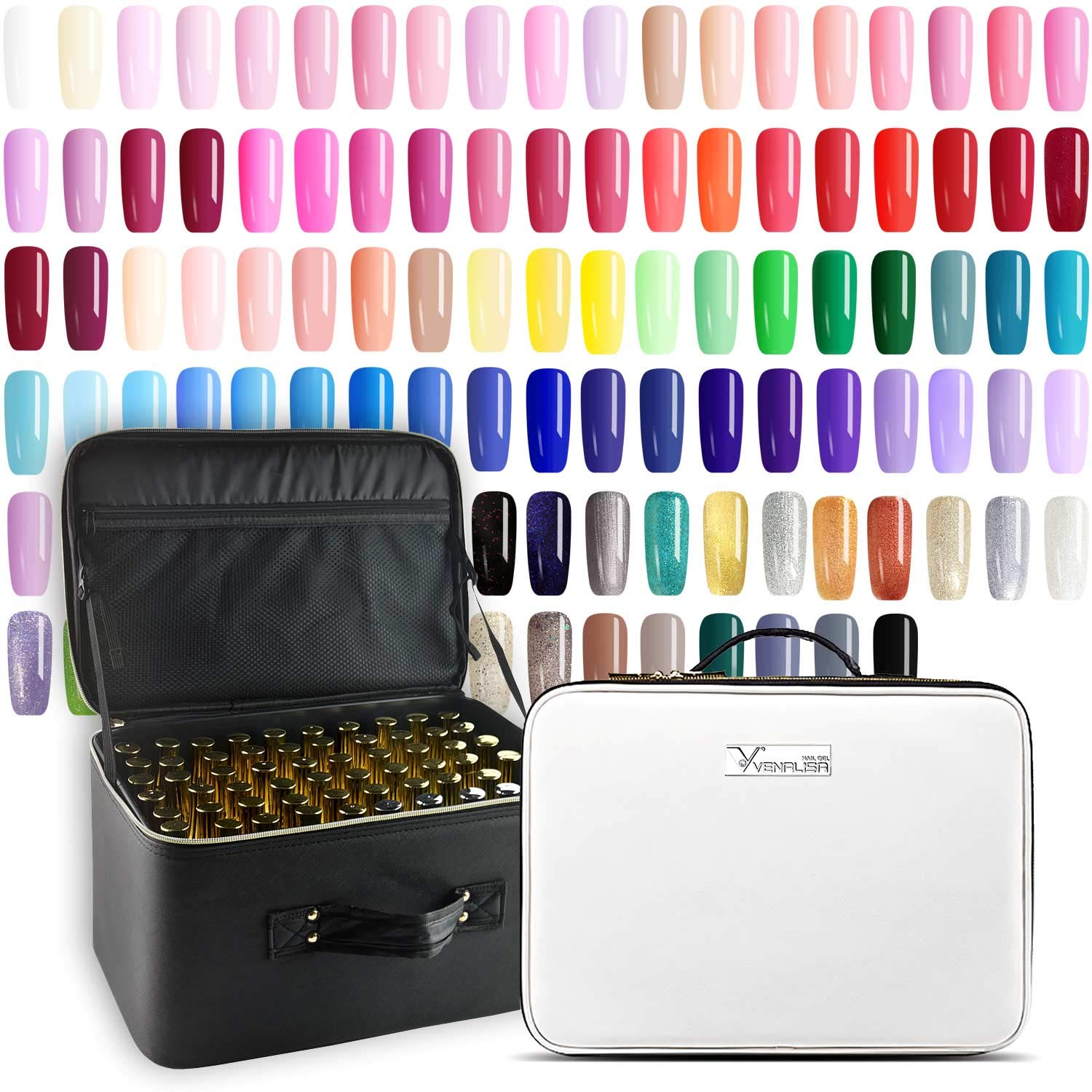 Venalisa color card and logo luggage for organized, professional presentation