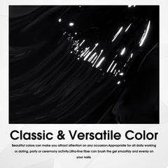 Close-up of VENALISA brush thick tip for easy, even color application.
