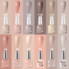 VENALISA gel polish high pigmentation creates vibrant nude shades with smooth application