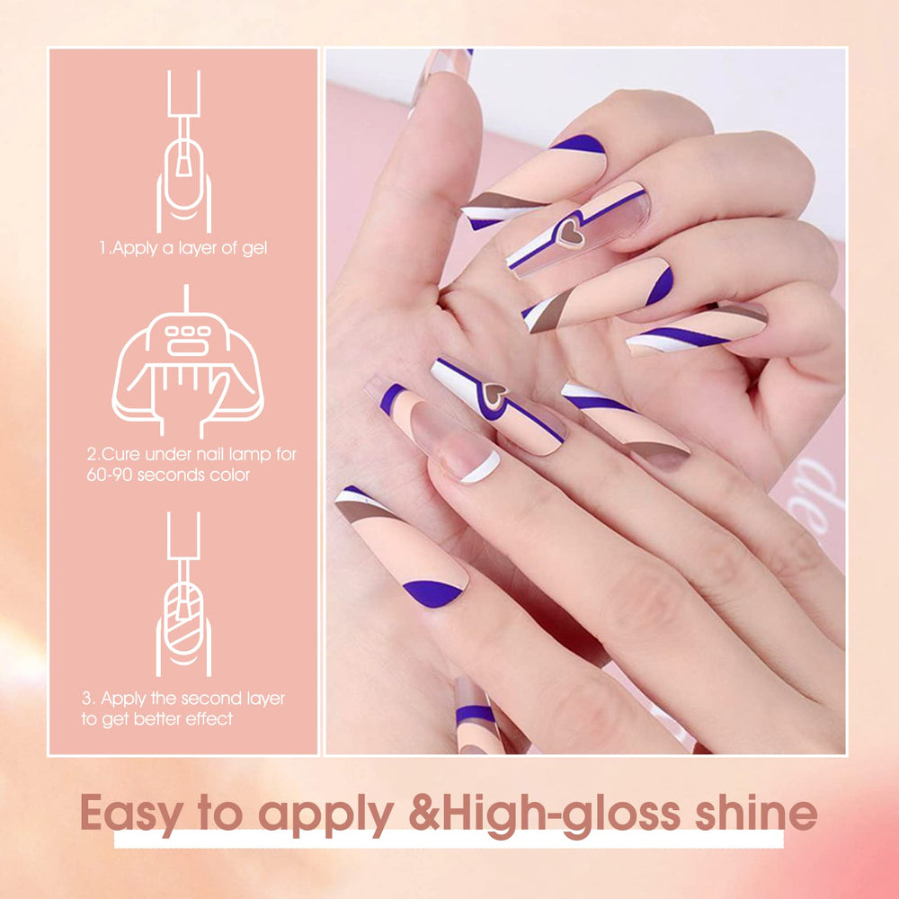 VENALISA gel polish delivers long-lasting shine with base and top coat