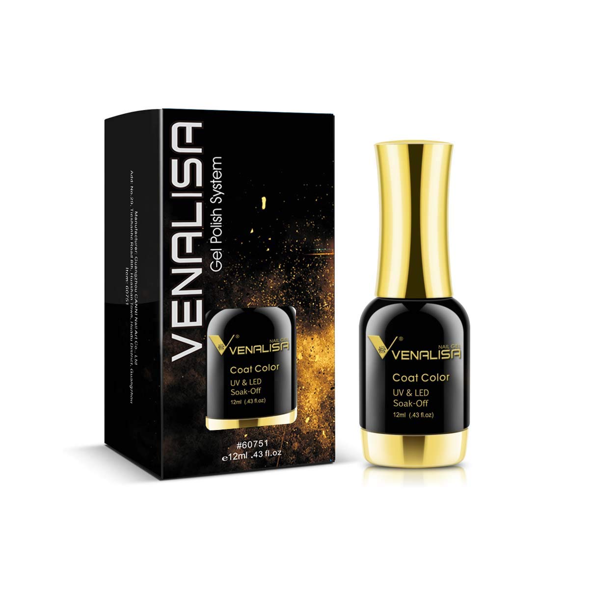 VENALISA bottle with gold cap adds luxurious display and premium vibe.