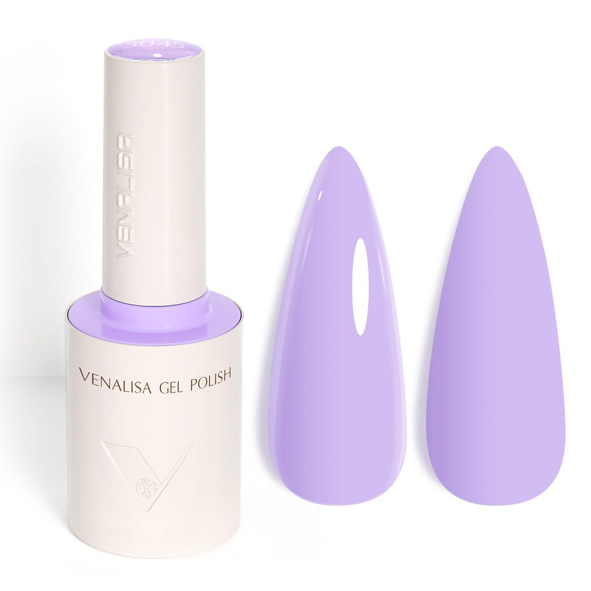 V VENALISA Lavender gel nail polish bottle for at-home manicures.