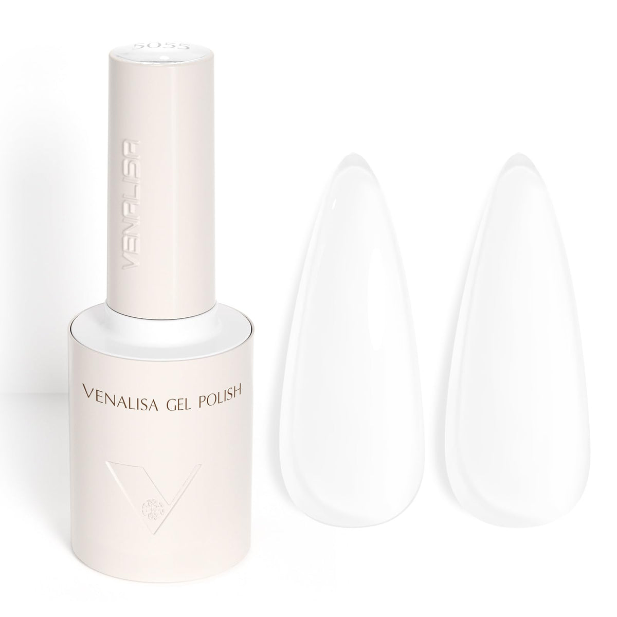 VENALISA Milky White Gel Polish jar shows creamy color for even home coverage