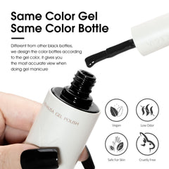 VENALISA gel polish swatch displays full coverage for a bold look.