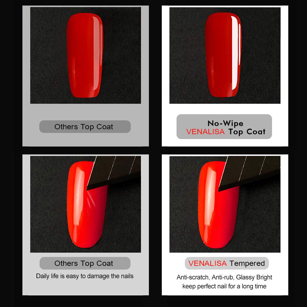 Venalisa no-wipe top coat for quick, clean sealing.