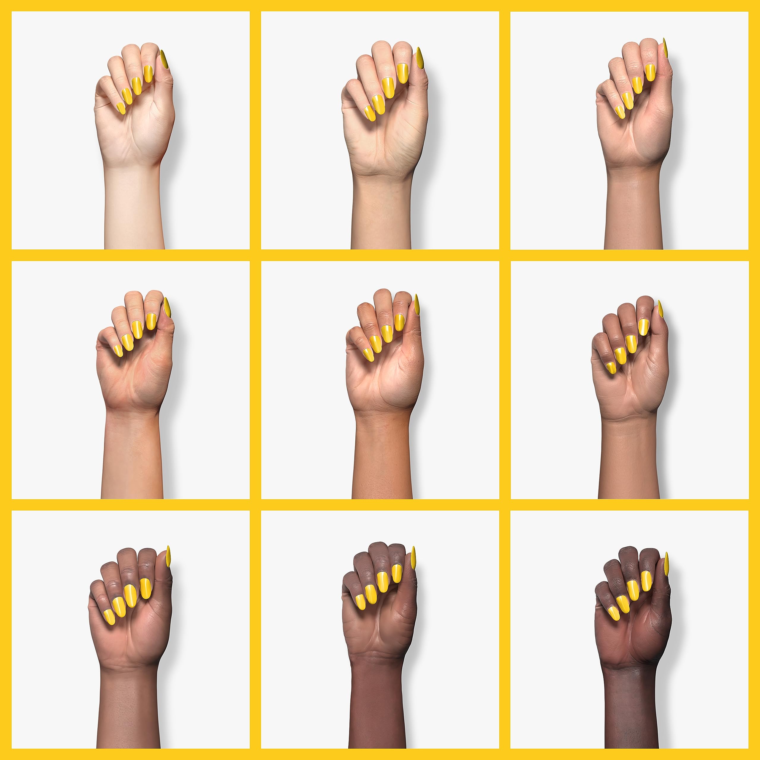VENALISA pastel-yellow on nails shows glossy finish and durable wear potential