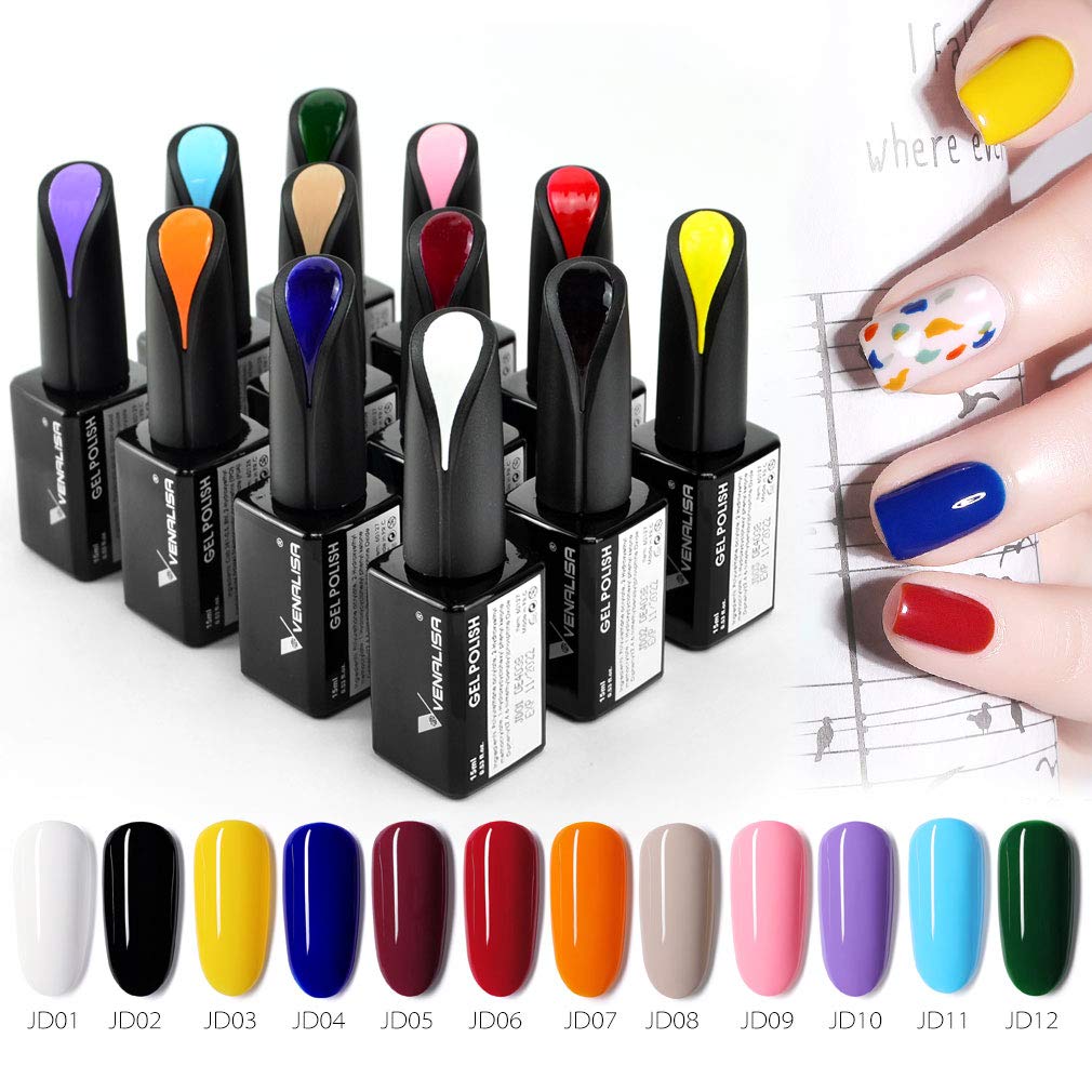 VENALISA gel polish curing under UV/LED light for efficient at-home styling