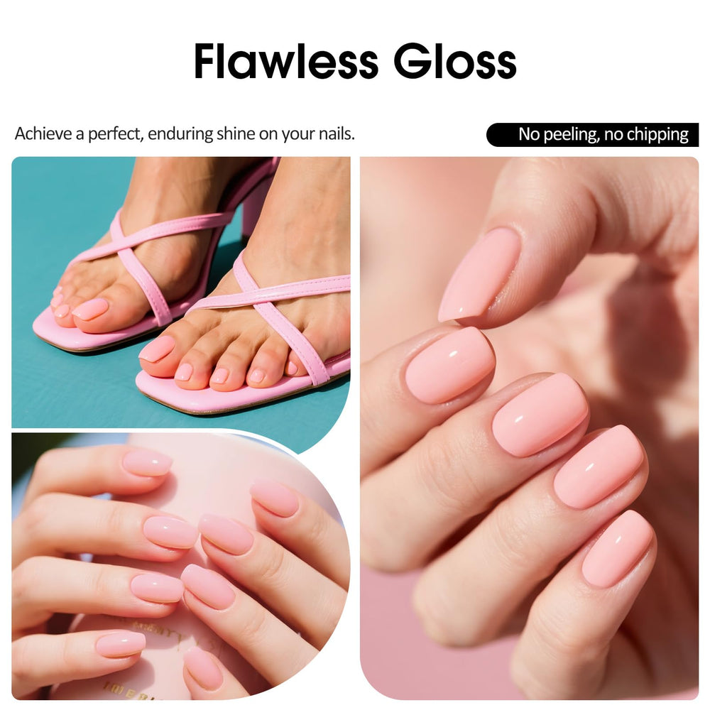 VENALISA at-home manicure with salon-quality finish and high gloss.