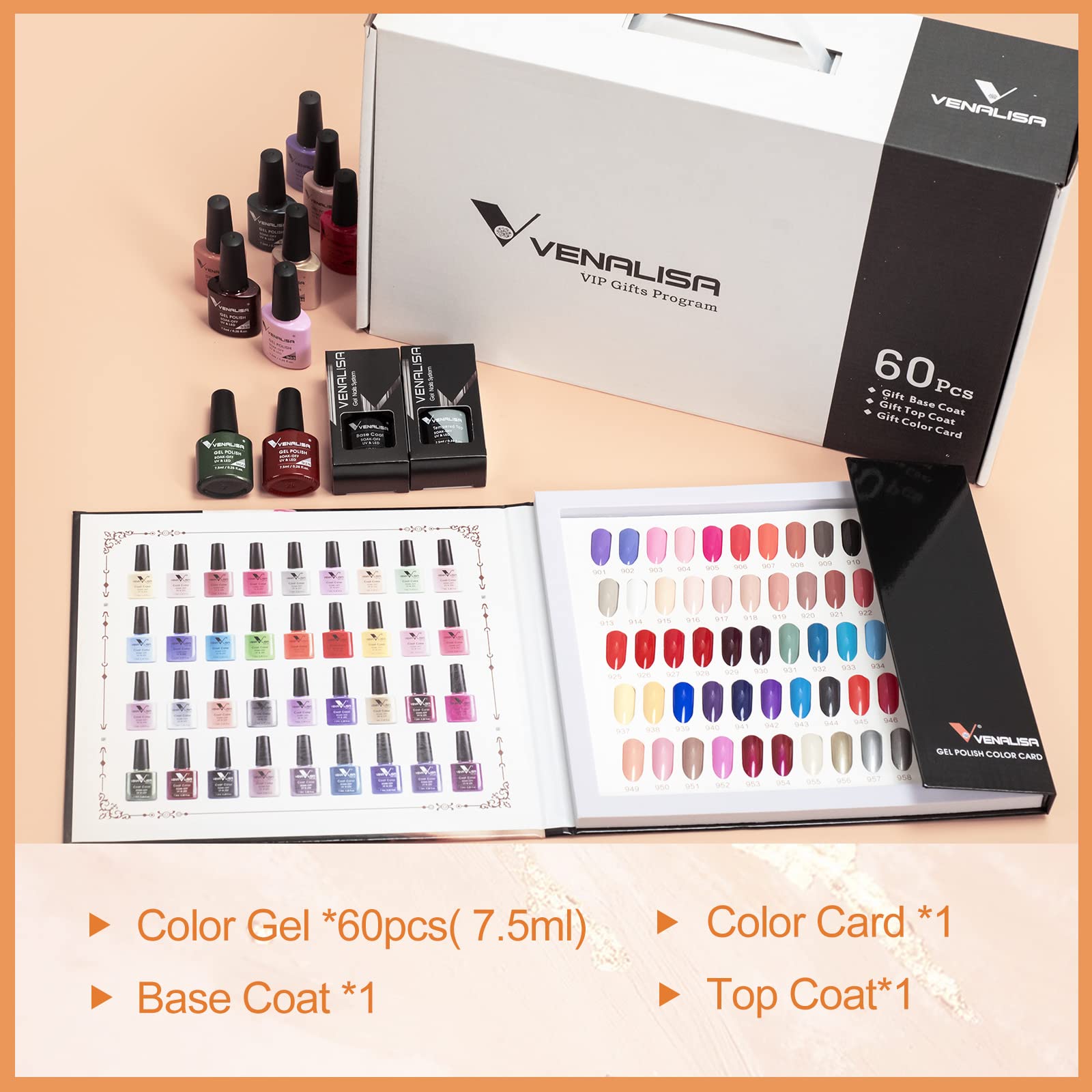 VENALISA VIP1 DIY nail art kit includes everything you need.