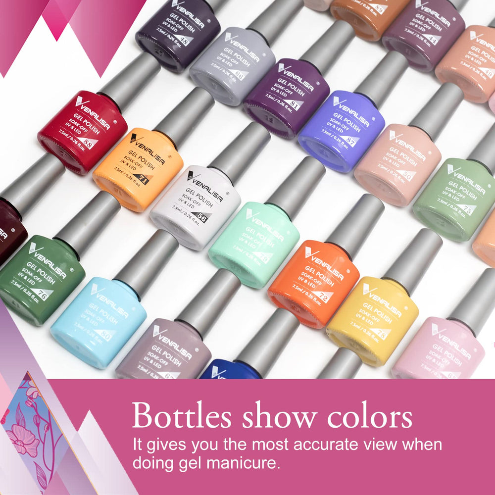 VENALISA VIP2 color card display aiding coordinated manicures