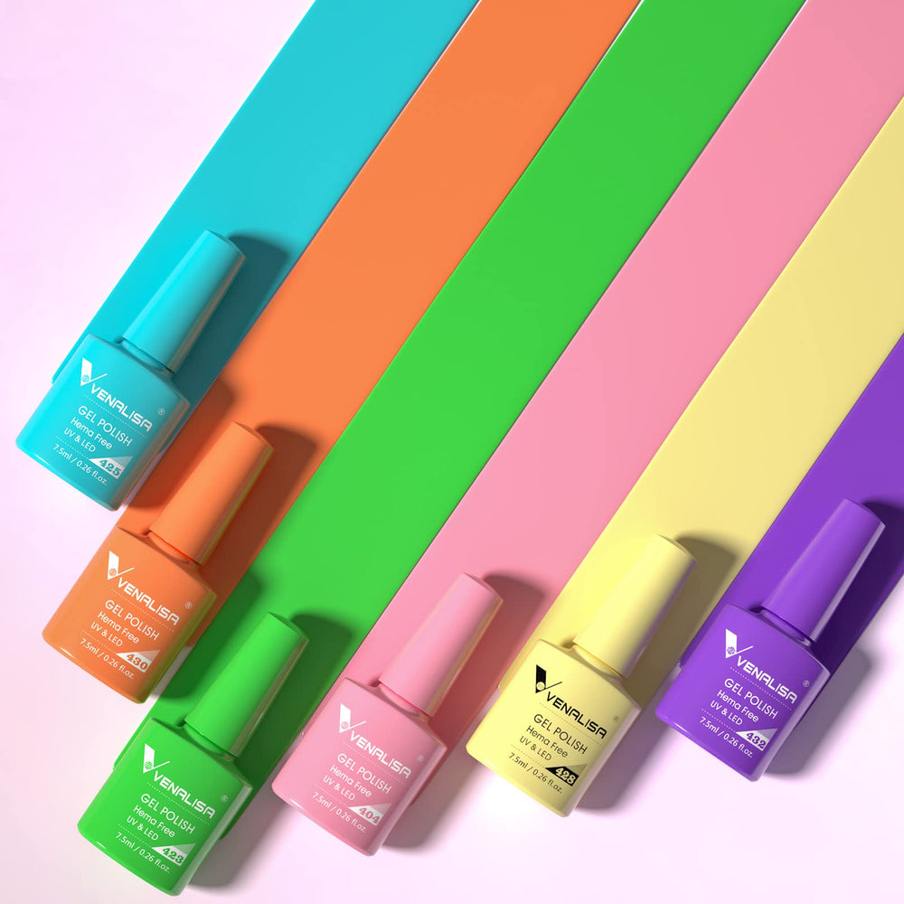 VENALISA VIP4 bottle close-up shows rich pigment across shades