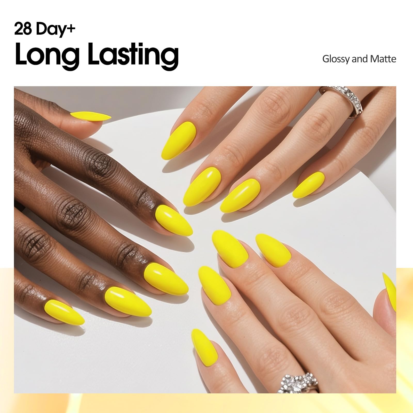 At-home manicure setup with neon Venalisa polish ready.
