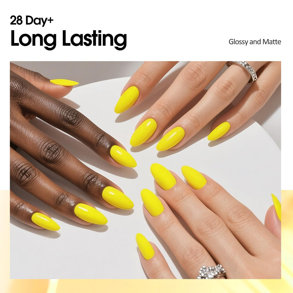 At-home manicure setup with neon Venalisa polish ready.