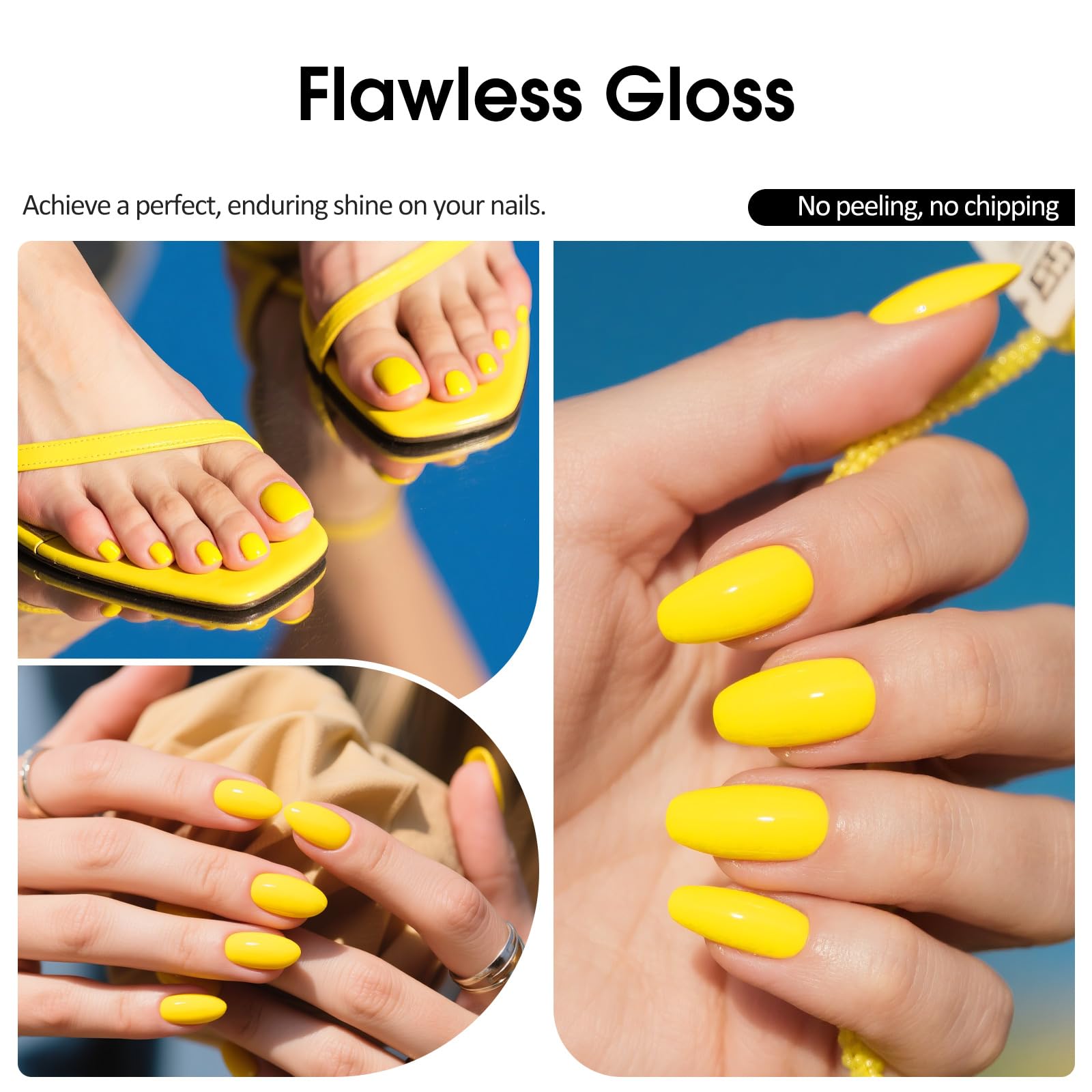 Two coats yield full coverage with Venalisa polish.
