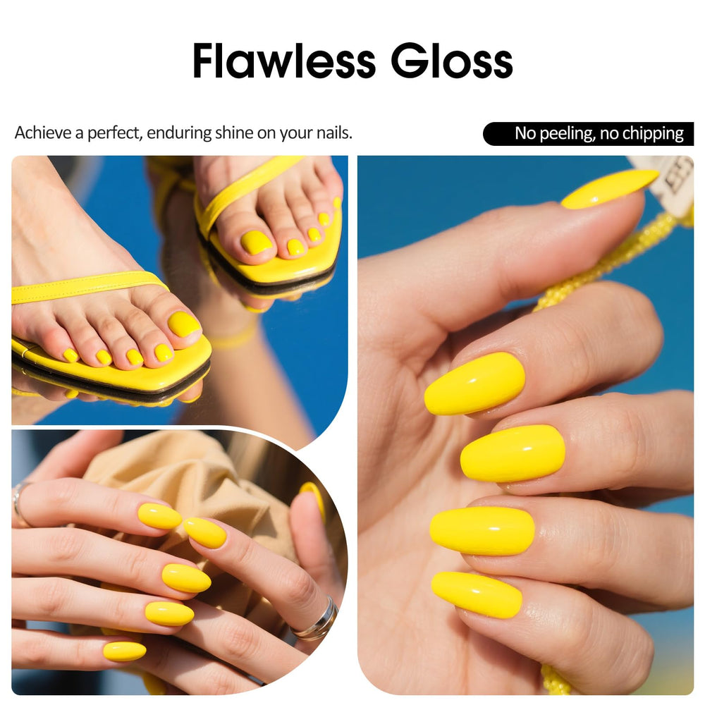 Two coats yield full coverage with Venalisa polish.