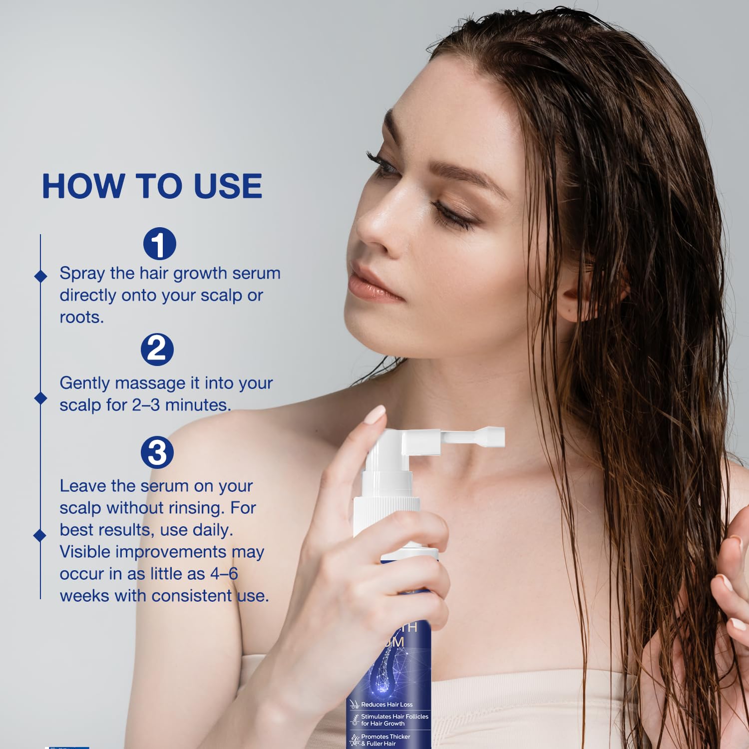 Venanoci daily-use non-sticky spray is ideal for all hair types and easy styling.